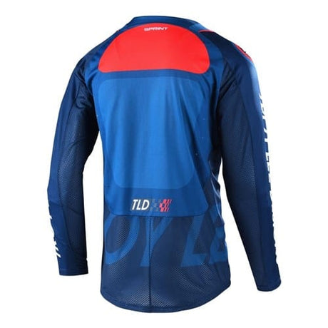 SPRINT JERSEY DROP IN DARK SLATE BLUE - back 